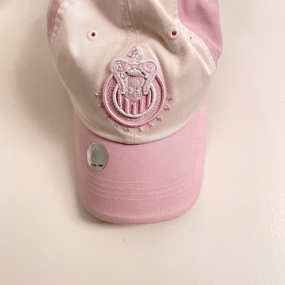 Pink and Cream Baseball Cap,new with tag.